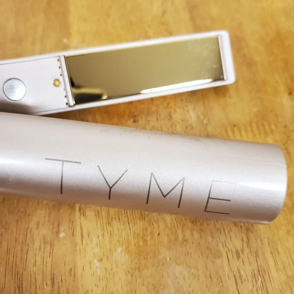 TYME Iron Original Hair Styler Straightener Flat Curling Iron 2-in-1 Beach Waves